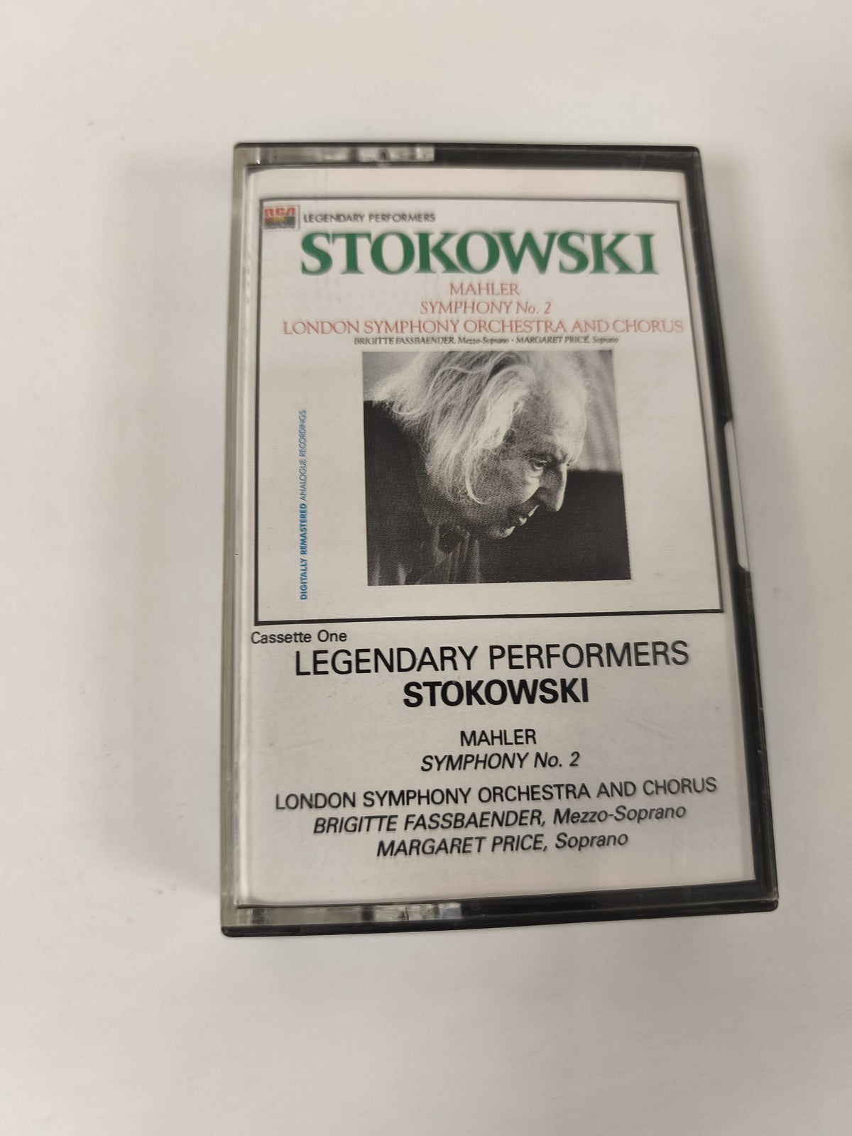 Cassette audio vintage K7 musique ancienne Stokowski collection rétro rare