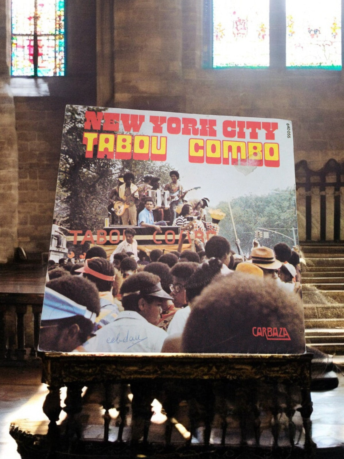 Vinyle Tabou Combo New York City CARBAZA pochette photo vintage non testé