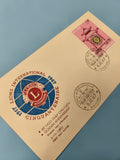 Ancienne enveloppe FDC Vietnam 1967 Lions International, timbre 1er jour