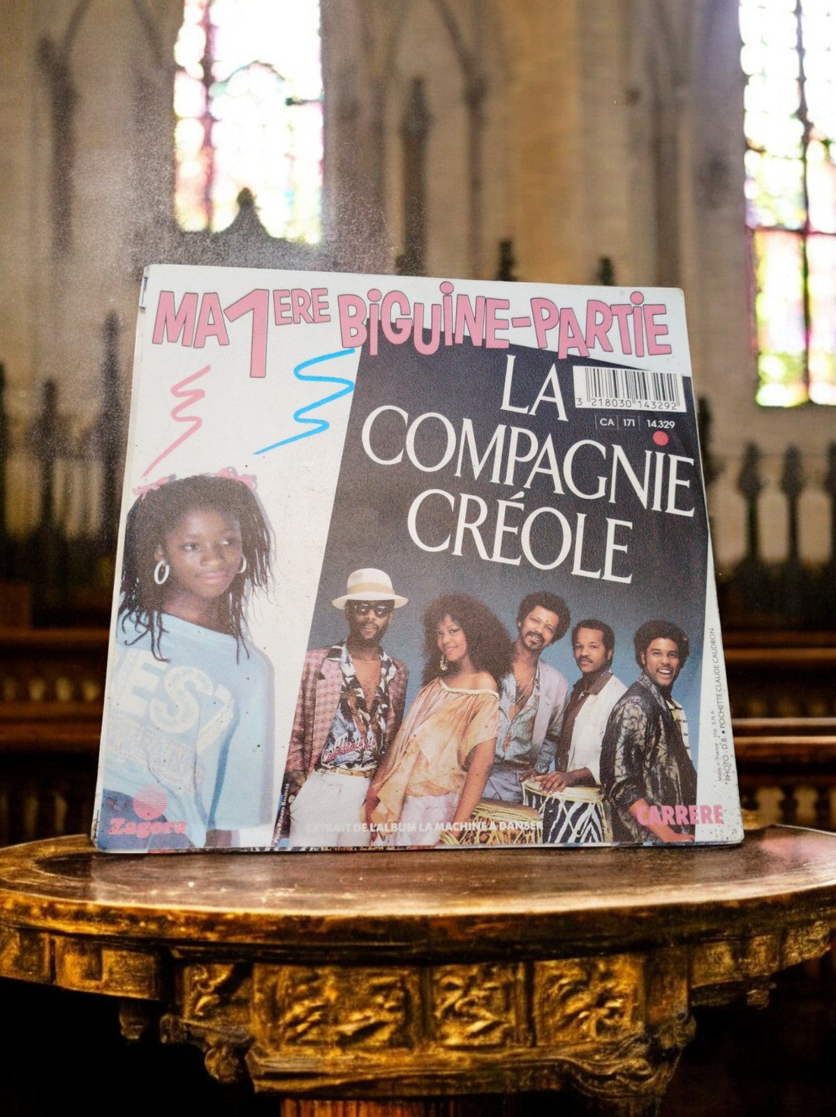 Vinyle 45 tours La Compagnie Créole Ma 1ère Biguine-Partie vintage Carrere