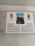 Feuillet CEF Europa 1972 cathédrale Aix-la-Chapelle oblitération philatélie