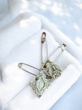 Médaille religieuse ancienne Vierge Marie, pendentif vintage rétro piété