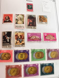 Timbres anciens Panama lot x14 oblitérés thèmes art Jeux Olympiques vintage
