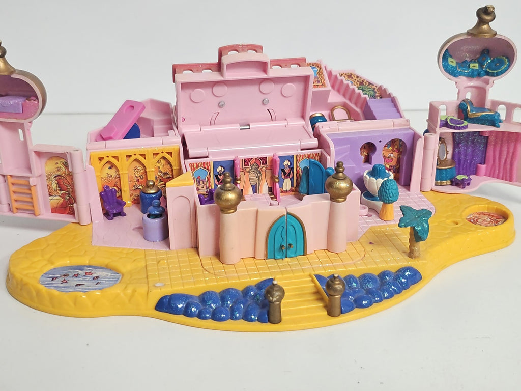 Vintage Polly Pocket Disney Aladdin Royal Palace 1996 Bluebird ancien jeu rare