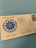 Enveloppe FDC Gabon 1919-1969 OIT premier jour émission timbre commémoratif