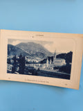 Carte postale ancienne vintage Lourdes, souvenir rétro collection France Pyrenee