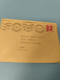 Ancienne enveloppe philatélie Annemasse timbre 15c France collection vintage