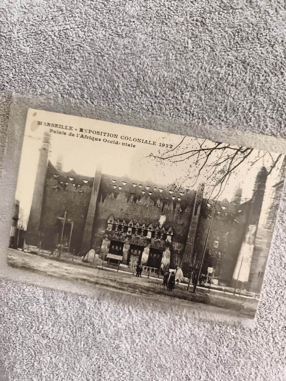 CPA Marseille Exposition Coloniale 1922 Palais Afrique Occidentale photo