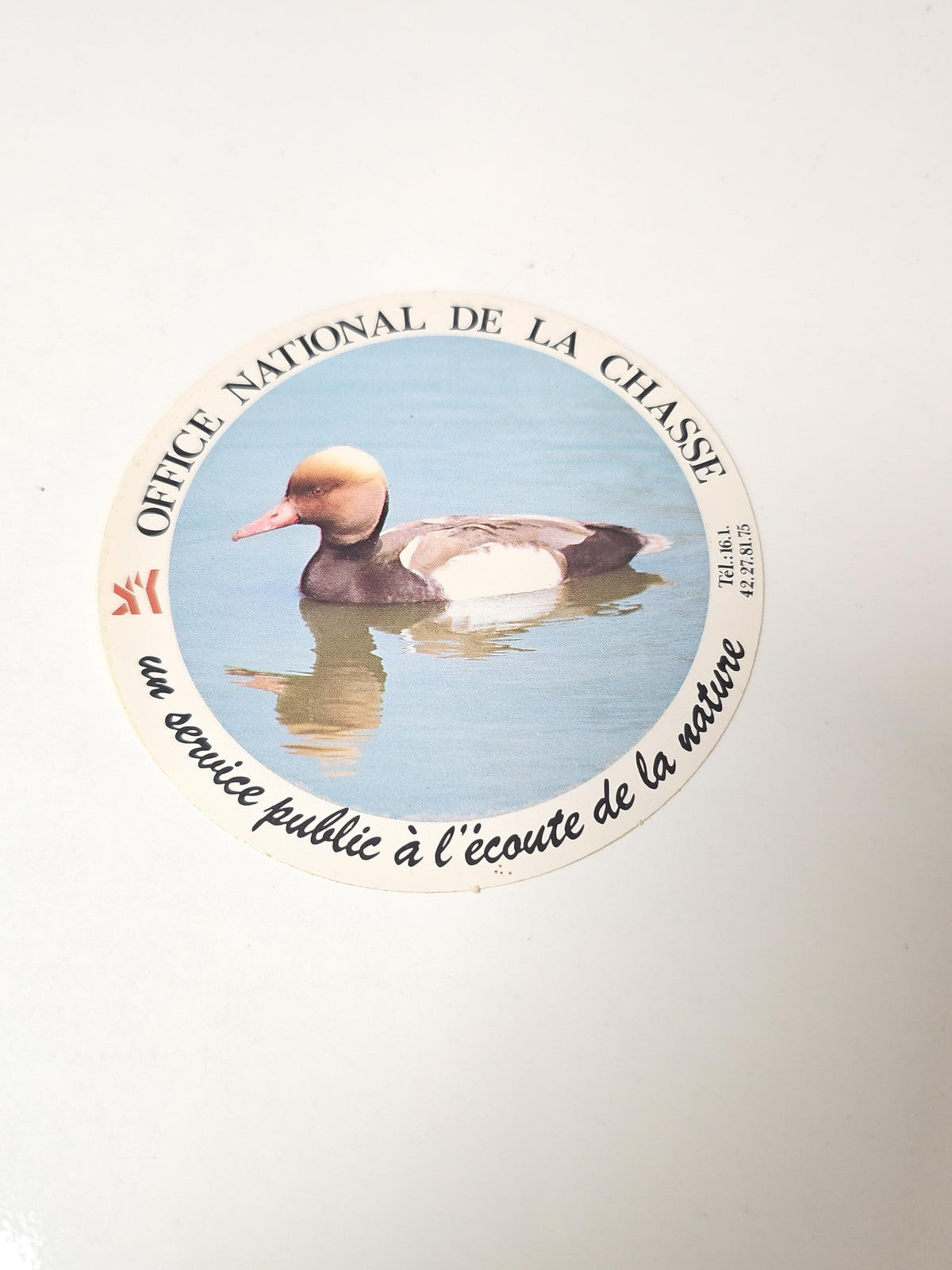 Ancien autocollant publicitaire rétro Office National de la Chasse collection ch