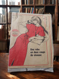 Patron couture vintage robe femme Echo de la Mode années 70 ancien rétro