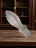 Bouchon ancien vintage carafe verre cristallin déco rétro plume art de la table