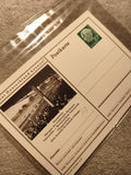 Carte postale Allemagne Gelsenkirchen timbre 10 Pfennig Deutsche Post philatélie