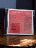 CD American Folk Music 2CD Folkways Social Music FP252 Jaquette Rouge
