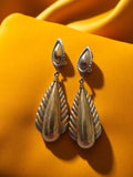 Boucles d?oreilles pendantes vintage, style rétro doré, paire fantaisie