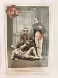Carte postale ancienne MADAME SANS-GÊNE scène théâtre colorisée A/S 770
