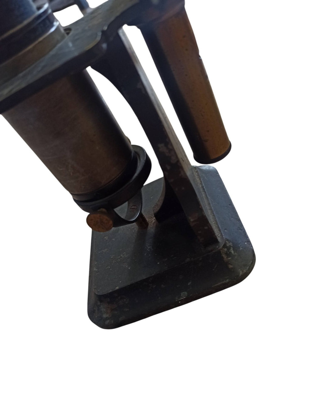 Microscope ancien Arthur Chevalier XIXe vintage laiton optique scientifique
