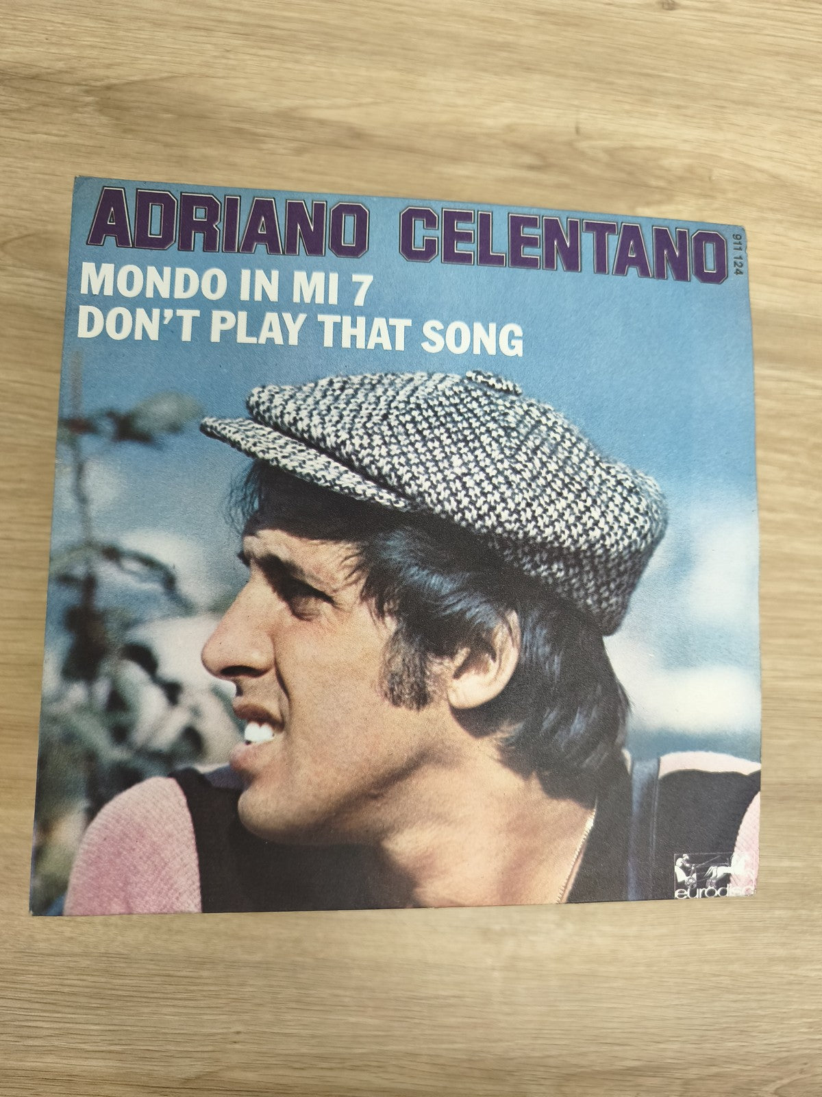 Vinyle 45 tours Adriano Celentano Mondo in Mi 7 / Don?t Play That Song pochette