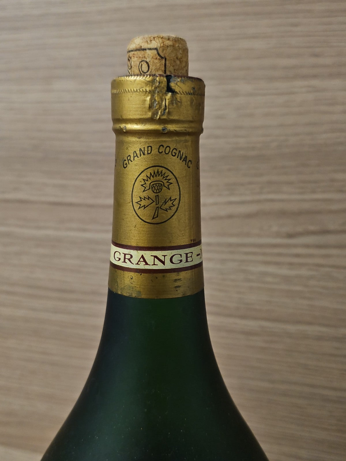 Grande bouteille vintage rare Cognac Moulin de la Grange ancien collection Franc