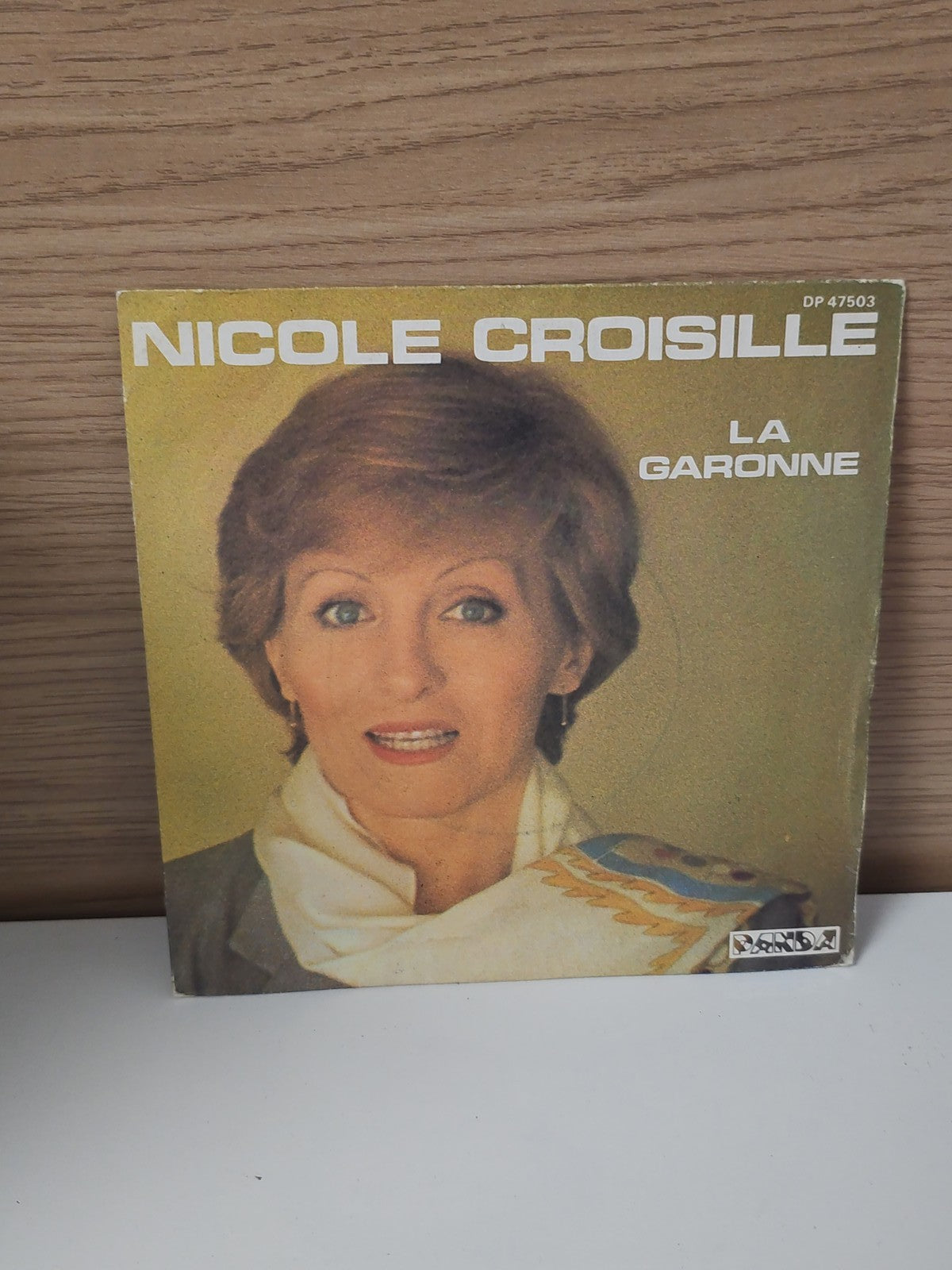 Vintage 45 tours Nicole Croisille ancien disque vinyle rétro chanson française