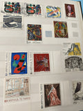 Lot anciens timbres oblitérés France art moderne et classiques, collection phila