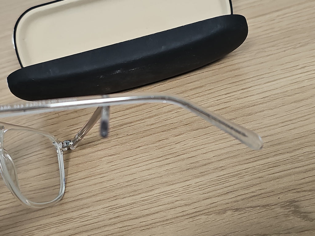 Lunettes de vue vintage OP292 monture transparente rétro années 80
