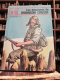 Livre ancien Les aventures de Robinson Crusoé Club 10/15 vintage roman illustré
