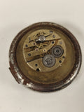 Mécanisme ancien montre à gousset Ancienne, pièce horlogerie vintage, laiton