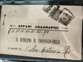 Lettre ancienne Italie affranchie timbres Poste Italiane Correggio-Emilia