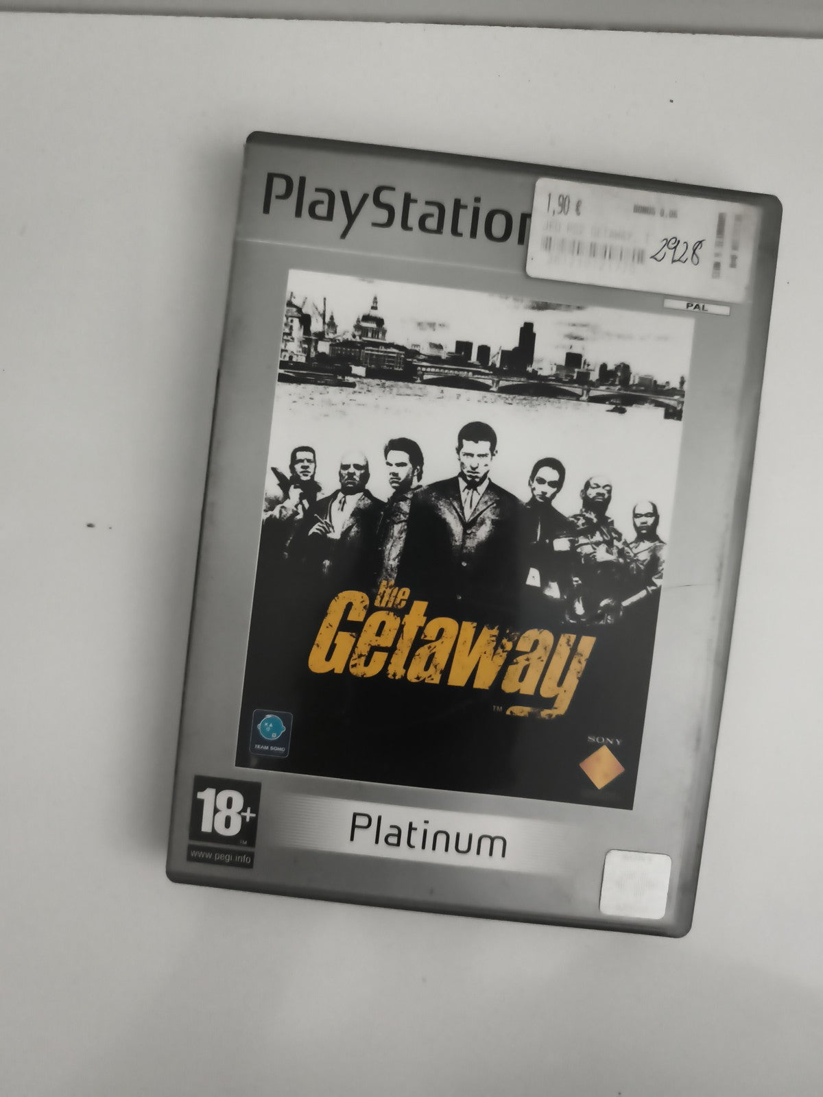 Jeu PlayStation 2 The Getaway Platinum Sony PS2 PAL boîte d’origine