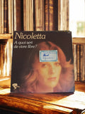 Disque vinyle 45 tours Nicoletta A quoi sert de vivre libre ? vintage rétro