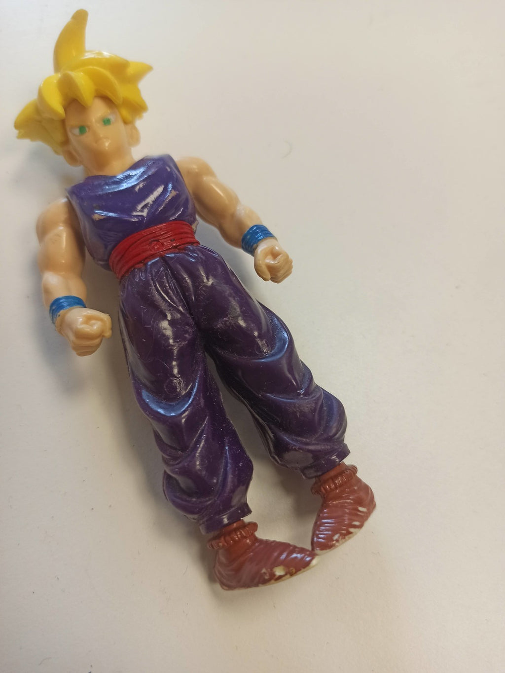 Figurine vintage Dragon Ball GT Goku Super Saiyan rétro, jouet ancien rare