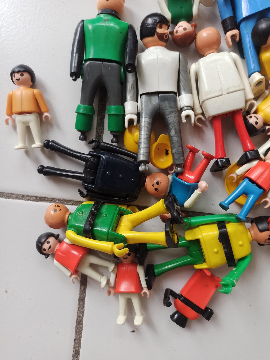 Lot Playmobil Playbig personnages en vrac, figurines mixte, marque Playmobil