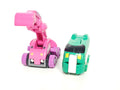 Lot de figurines TRANSFORMERS Kinder, robots miniatures, jouets articulés d'occa