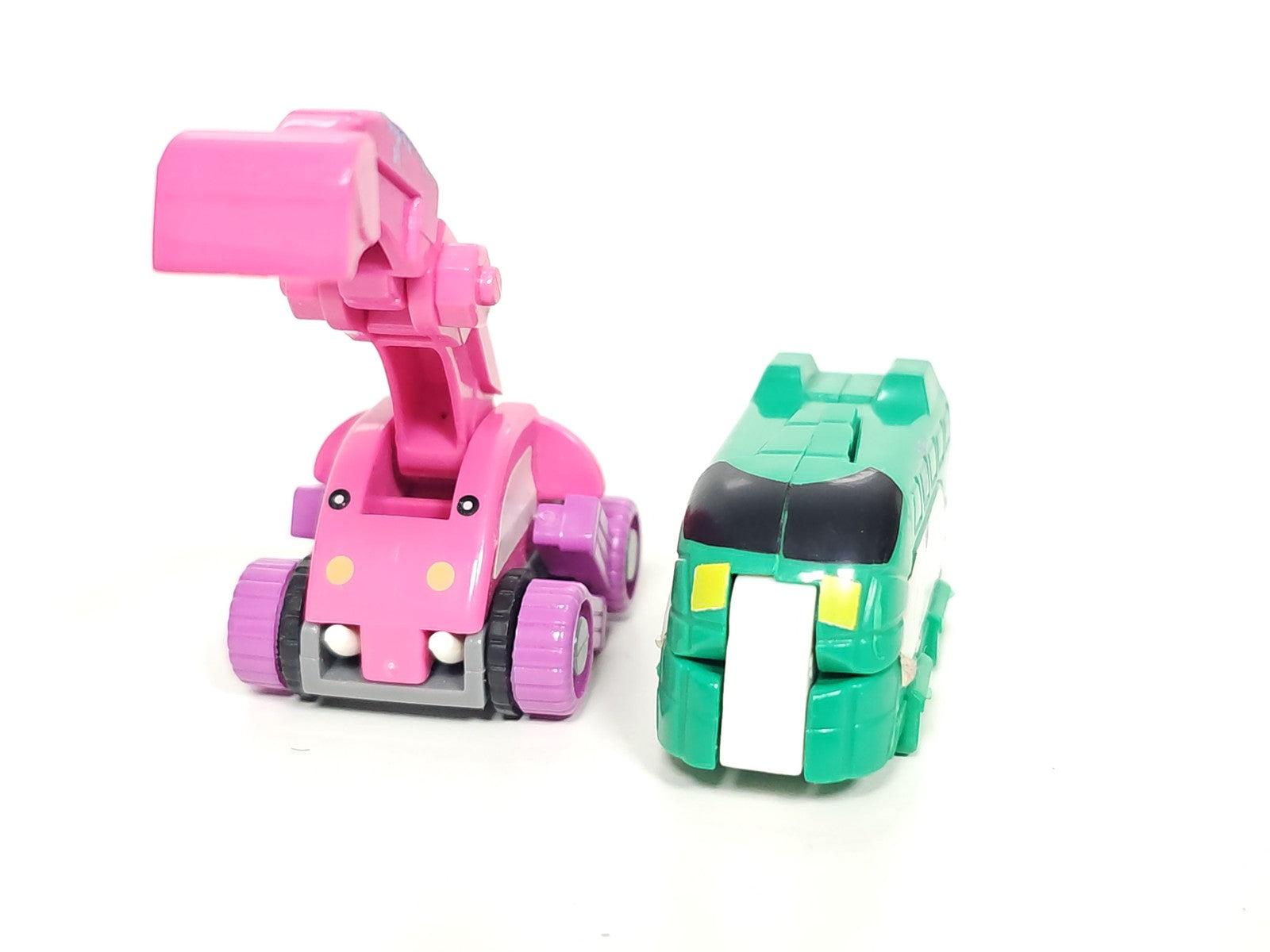 Lot de figurines TRANSFORMERS Kinder, robots miniatures, jouets articulés d'occa
