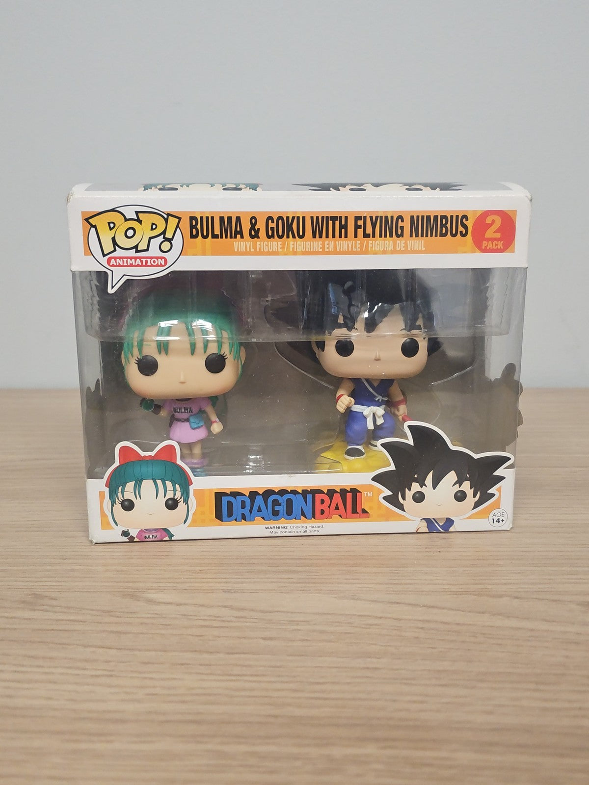 Funko Pop Animation Bulma et Goku sur Nuage Magique Figurine Funko d'occasion
