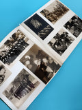 Album photos militaires ancien, classeur photographies soldats, noir & blanc vin