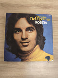 Vinyle 45 tours Christian Delagrange Rosetta pochette bleue et jaune