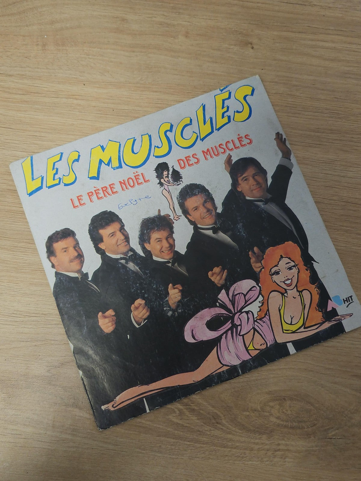Vinyle 45 tours rétro Les Musclés ancien disque single collection années 80
