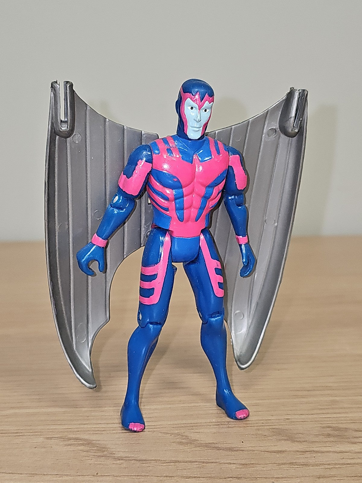 Figurine articulée Marvel X-Men Archangel 4,75" ToyBiz 1991 avec ailes mobiles