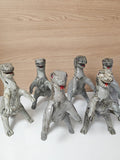 Lot de dinosaures anciens vintage, rare collection galerie d?art, figurines rétr