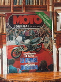 Magazine Moto Journal n°475 1980 Honda CX Turbo rétro ancien moto vintage