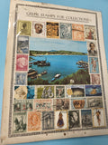 Lot ancien timbres de collection Grèce philatélie, motifs variés vintage