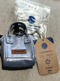 Mini pochette Cabaia gris métallisé porte-clés neuf, Adventurer Pico, accessoire