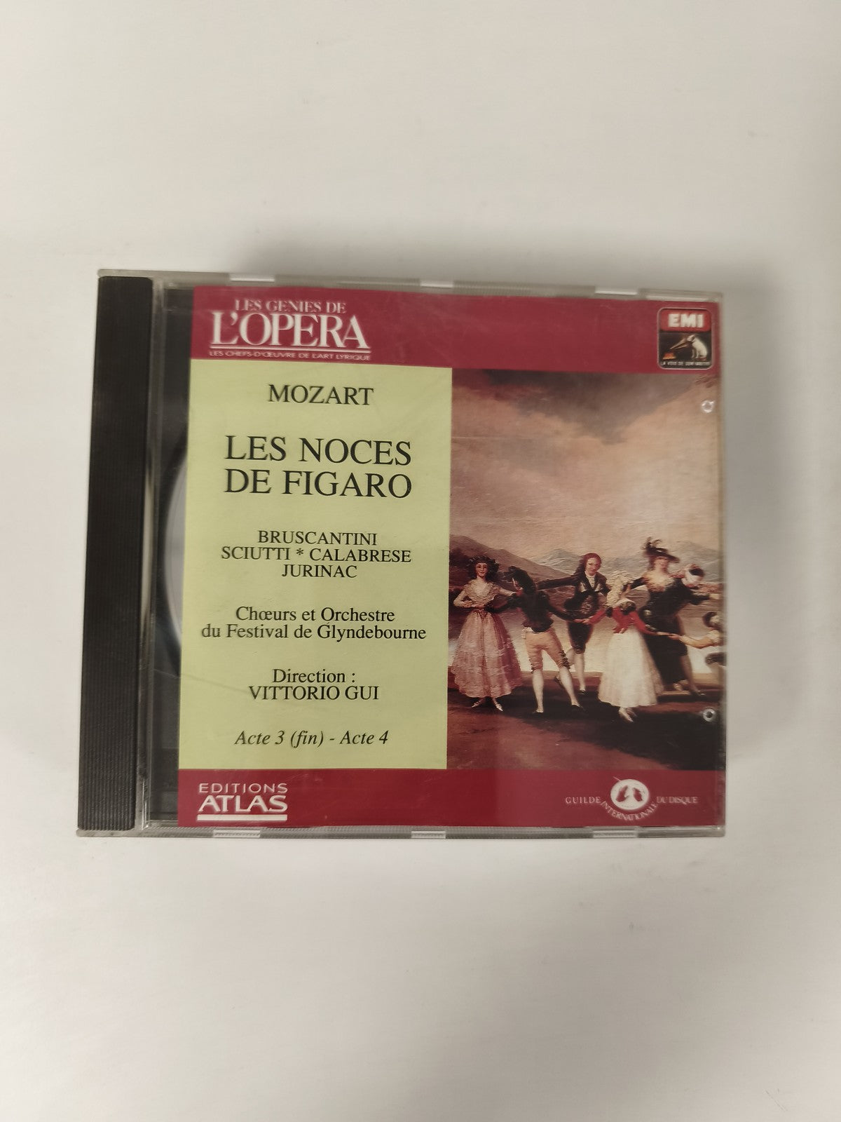 CD Mozart Les Noces de Figaro Opéra Glyndebourne EMI Atlas Ch?urs Orchestre