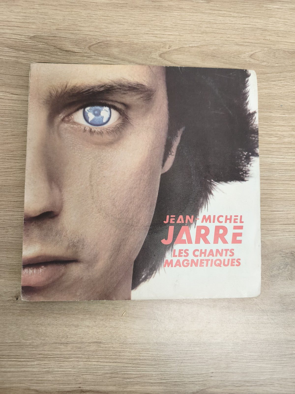 Vinyle 45 tours Jean-Michel Jarre Les Chants Magnétiques pochette visuel ?il