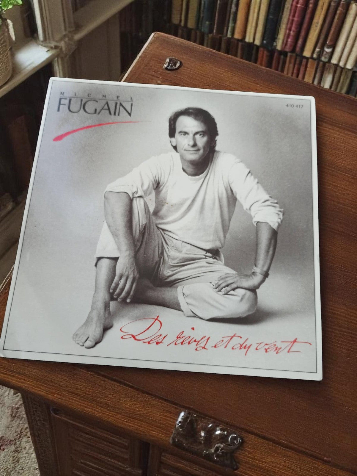 Disque vinyle 45T Michel Fugain Des rêves et du vent vintage rétro FR