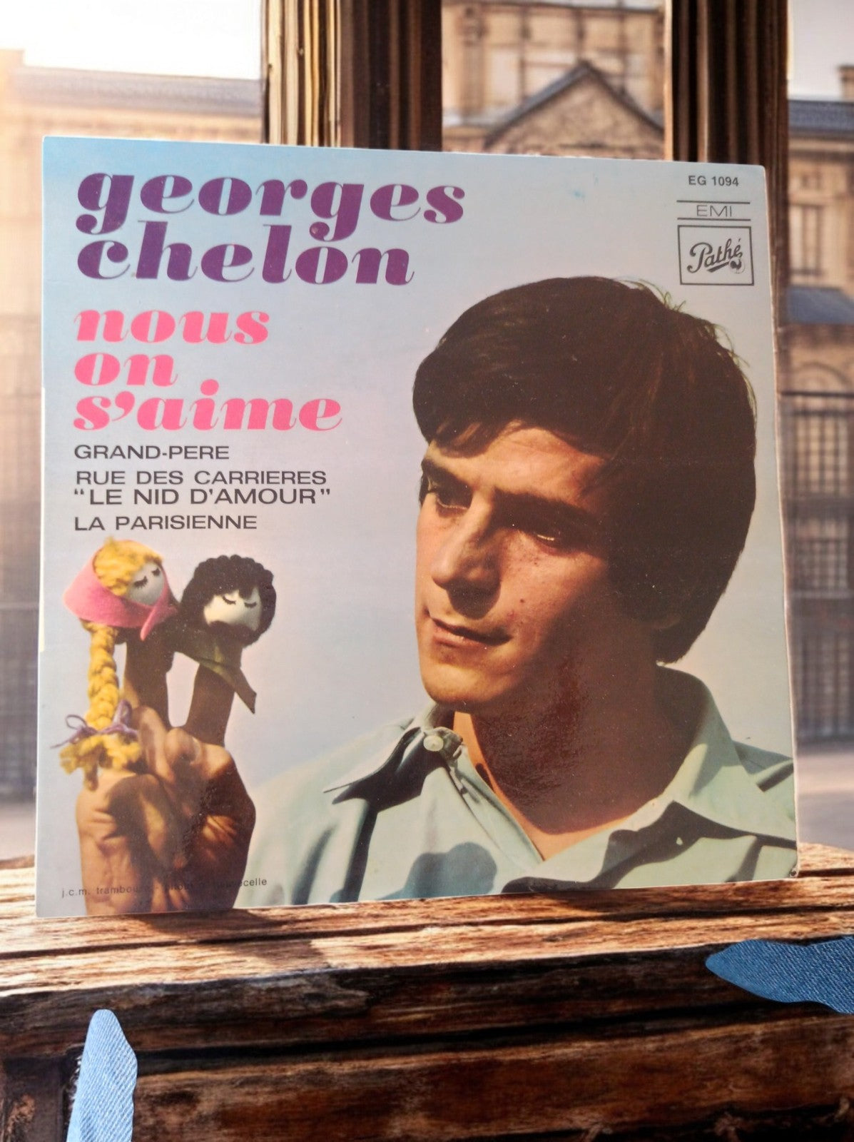 Vinyle 45T Georges Chelon Nous On S’aime Pathé EMI années 70 chanson française