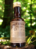 Mignonette Fernet Stock vintage, flacon ambré ancien, rare collector alcool