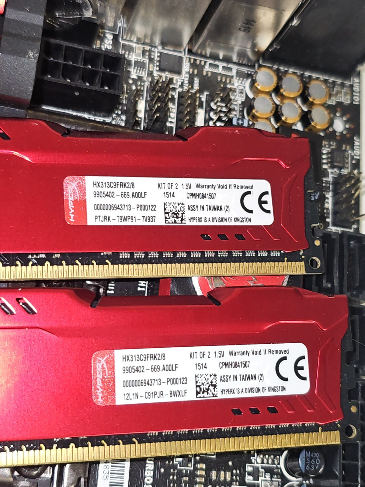 Carte mère MSI Z97I Gaming AC avec 2 barrettes RAM Hyper MSI non testée DDR3