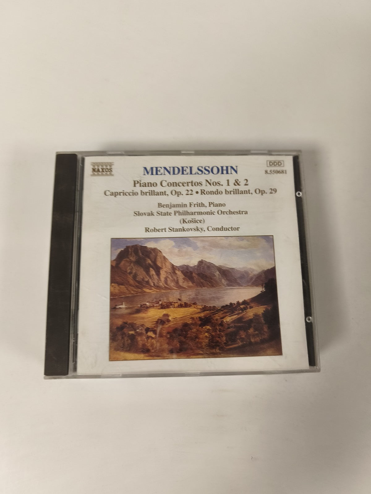 Mendelssohn Piano Concertos Nos. 1 & 2 CD ? Benjamin Frith, Naxos, classique